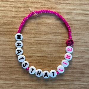 The man bracelet Taylor swift “what’s that like”